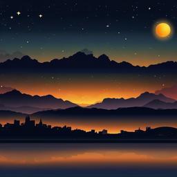 Sky Background Wallpaper - night skyline background  