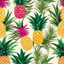 Pineapple clipart - pineapple pattern design  clipart