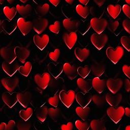 Red Background Wallpaper - black background red heart  