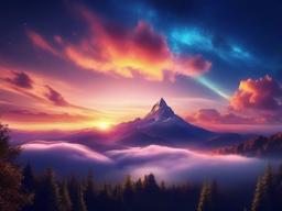 Magical Beautiful Sky Background  ,desktop background wallpaper