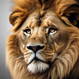 Lion Background Wallpaper - lion in white background  