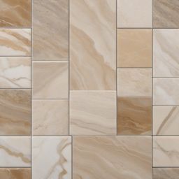 Travertine and granite and porcelain and marble and travertine inlay tile pattern top view, product photoshoot realistic background, hyper detail, high resolution