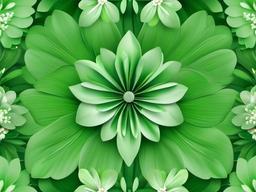 Green Flower Background - Fresh green with delicate flower details.  background wallpaper