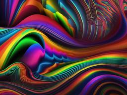 Trippy Rainbow Wallpaper  