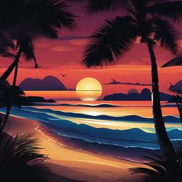 Beach background - wallpaper beach night  