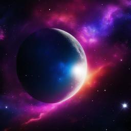 Galaxy Background Wallpaper - galaxy background with moon  