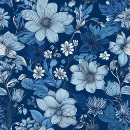 flower blue background  