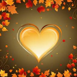 Heart Background Wallpaper - fall heart background  