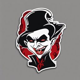 Vampire Humor sticker- Bitingly Funny Vampires, , sticker vector art, minimalist design