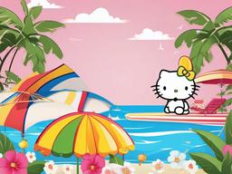 Hello Kitty Summer Wallpaper  background