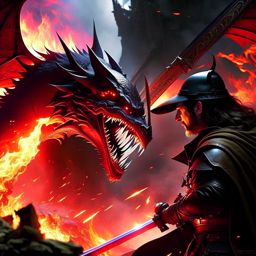 aragorn vs the balrog - the heroic ranger aragorn engages in an epic duel with the fiery balrog on the bridge of khazad-dûm. 