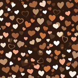 Heart Background Wallpaper - brown background hearts  