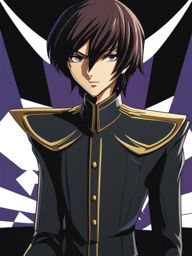 lelouch lamperouge commands his forces in a strategic chess-like battle from the cockpit of a knightmare frame. 