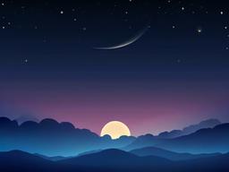 Sky With Moon Background  ,desktop background wallpaper