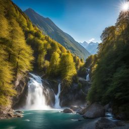 exotic valle maggia waterfalls - capture the exotic beauty of the valle maggia waterfalls, hidden gems within the swiss alps. 