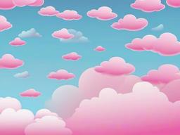 Sky Blue Pink Wallpaper  ,desktop background wallpaper