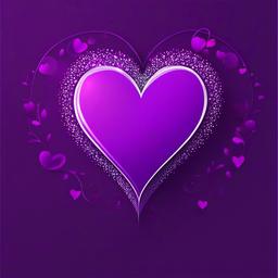 Heart Background Wallpaper - purple background heart  