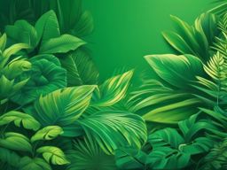 Green Aesthetic Wallpaper - Lush Greenery and Nature Aesthetics  intricate patterns, splash art, wallpaper art