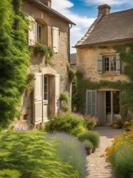 discover the charm of a french provincial village, with stone cottages and rustic charm. 