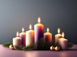 Advent Candle Background  