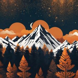 Mountain Wallpaper - Ascend to the majestic mountain peaks that tower above, providing a sense of grandeur and natural wonder, right on your screen.  intricate patterns, splash art, wallpaper art