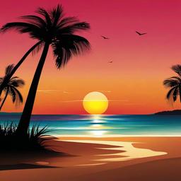 Beach Background Wallpaper - beach sunset iphone wallpaper  