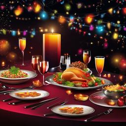 Party Background Wallpaper - dinner night background  