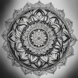 mandala tattoo designs, intricate and symmetrical patterns symbolizing unity and balance. 
