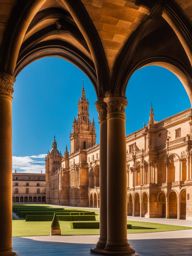 hidden charms of salamanca - create an artwork that captures the hidden charms of salamanca, with its historic university and golden sandstone buildings. 