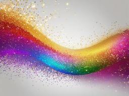 Background Glitter Rainbow  