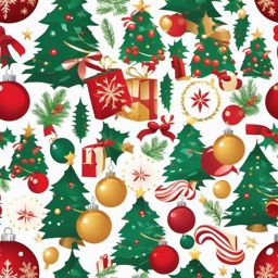 Free Christmas clip art pictures, A collection of free Christmas-themed illustrations.  simple, 2d flat