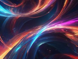Cool Anime Backgrounds - High-Energy Anime Duel in a Fantasy World wallpaper, abstract art style, patterns, intricate