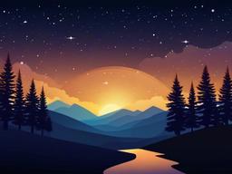 Night Sky Vector Background  ,desktop background wallpaper