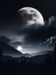 Moon Wallpaper Dark  ,mobile iphone background wallpaper