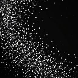 Glitter background - white glitter on black background  