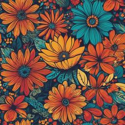 Flower Background Wallpaper - groovy flower wallpaper  