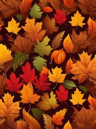 Autumn Wallpaper - Surround yourself with the vibrant beauty of autumn scenery that showcases the rich and warm colors of the season.  intricate patterns, splash art, wallpaper art