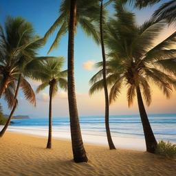 Beach Background Wallpaper - beach palm tree wallpaper  