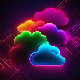 Neon Background Wallpaper - neon cloud wallpaper  
