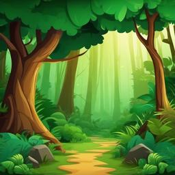 Forest Background Wallpaper - cartoon background forest  