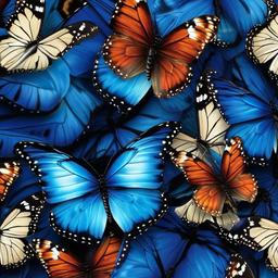 Butterfly Background Wallpaper - blue butterfly phone background  