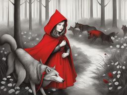 little red riding hood - the brave girl from european folklore who outwitted the big bad wolf. 