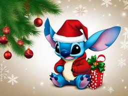 Stitch Wallpaper Christmas  