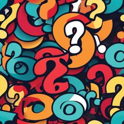 Question mark clipart - Question mark for inquiries and curiosity,  color clipart, vector art