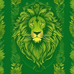Lion Background Wallpaper - lion green background  