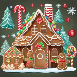 Gingerbread House  clipart