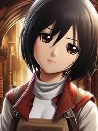 cute mikasa wallpaper  ,mobile iphone background wallpaper