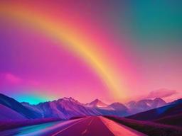 Aesthetic Rainbow Wallpaper  