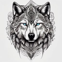 Cool Tattoos Wolf,assortment of cool and captivating wolf tattoos, each a unique piece of art. , tattoo design, white clean background