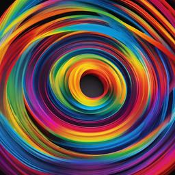 Rainbow Background Wallpaper - rainbow circle wallpaper  